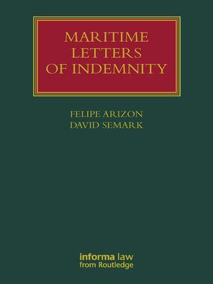 cover image of Maritime Letters of Indemnity